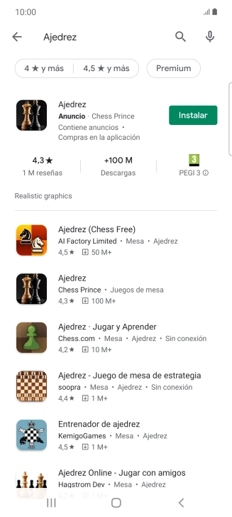 Pulsa la app deseada.