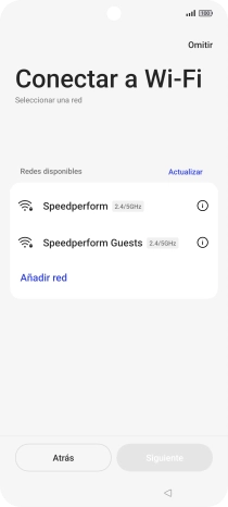 Pulsa la red wifi deseada. Pulsa la red wifi deseada.