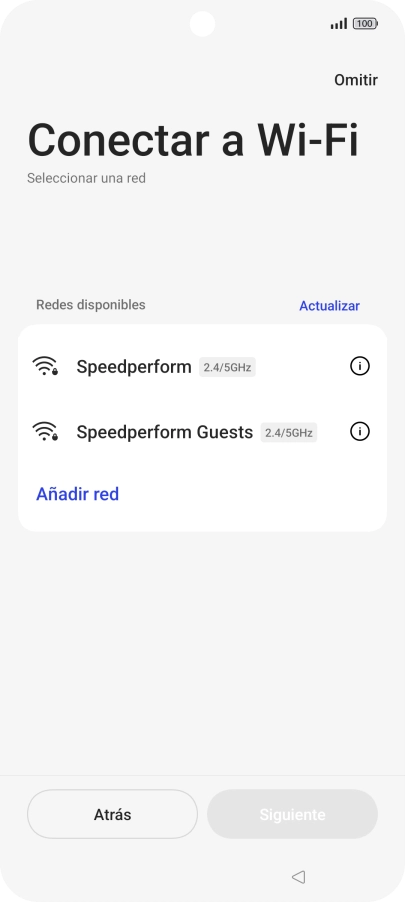 Pulsa la red wifi deseada. Pulsa la red wifi deseada.