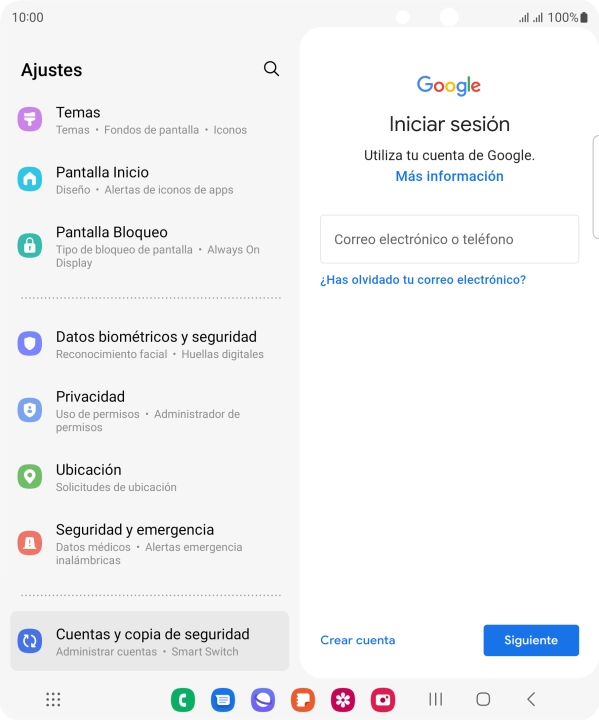 Si no tienes una cuenta de Google, pulsa Crear cuenta y sigue las indicaciones de la pantalla para ver cómo crear una cuenta nueva. Si no tienes una cuenta de Google, pulsa Crear cuenta y sigue las indicaciones de la pantalla para ver cómo crear una cuenta nueva.