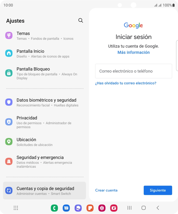 Si no tienes una cuenta de Google, pulsa Crear cuenta y sigue las indicaciones de la pantalla para ver cómo crear una cuenta nueva. Si no tienes una cuenta de Google, pulsa Crear cuenta y sigue las indicaciones de la pantalla para ver cómo crear una cuenta nueva.