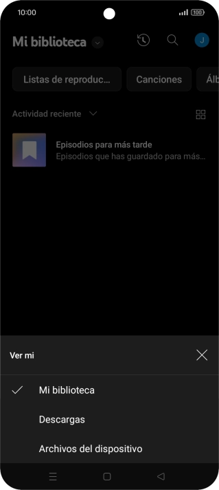 Pulsa una categoría y desplázate al archivo de música deseado. Pulsa una categoría y desplázate al archivo de música deseado.