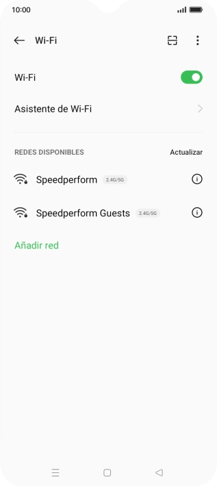 Pulsa la red wifi deseada. Pulsa la red wifi deseada.