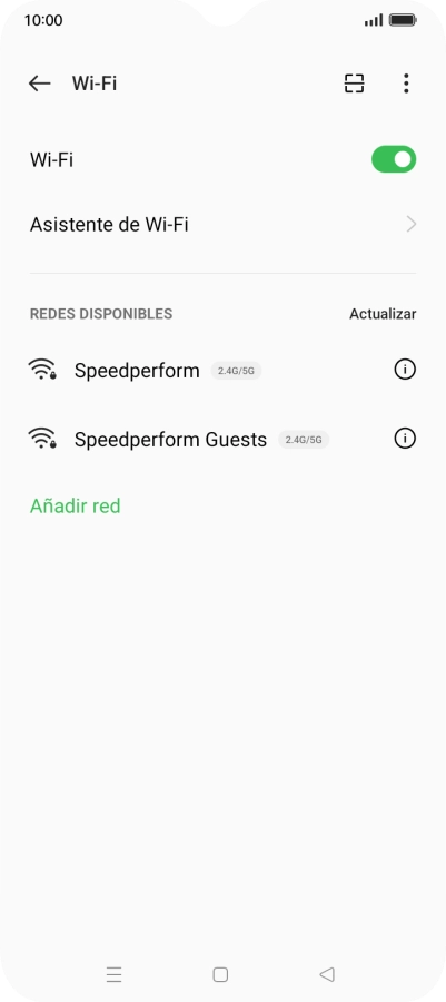 Pulsa la red wifi deseada. Pulsa la red wifi deseada.