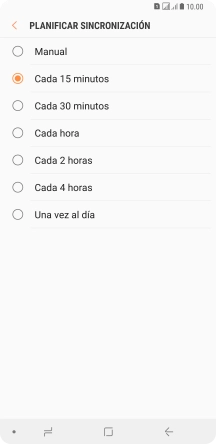 Pulsa el ajuste deseado. Pulsa el ajuste deseado.