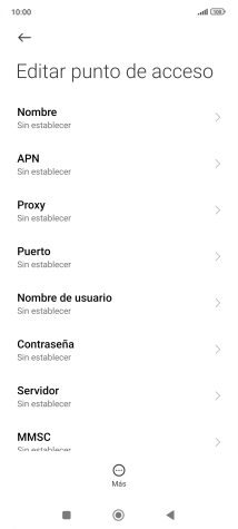 Pulsa Nombre.