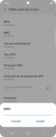 Introduce 01 y pulsa Aceptar. Introduce 01 y pulsa Aceptar.