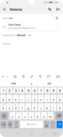 Pulsa el contacto deseado. Pulsa el contacto deseado.