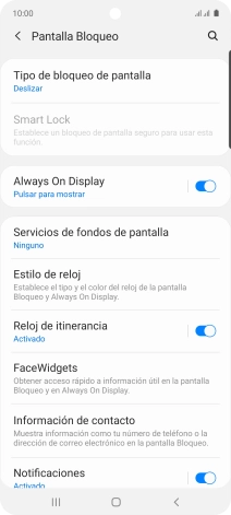 Pulsa Tipo de bloqueo de pantalla. Pulsa Tipo de bloqueo de pantalla.