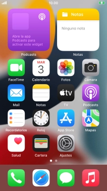 Cuando el icono de carga de batería aparece en la pantalla, el teléfono se está cargando. Cuando el icono de carga de batería aparece en la pantalla, el teléfono se está cargando.