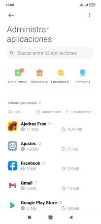 Pulsa la app deseada. Pulsa la app deseada.