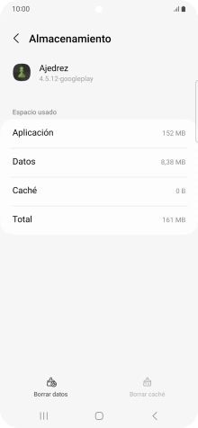 Pulsa la tecla de inicio para terminar y regresar a la pantalla de inicio.