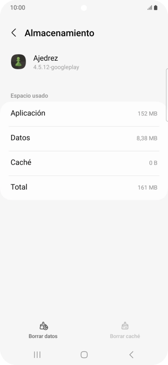 Pulsa la tecla de inicio para terminar y regresar a la pantalla de inicio.