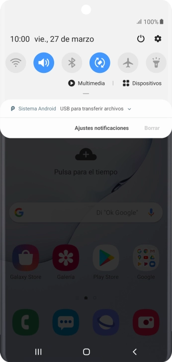 Pulsa Sistema Android. Pulsa Sistema Android.