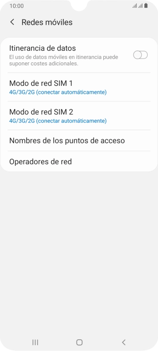 Pulsa el indicador junto a 