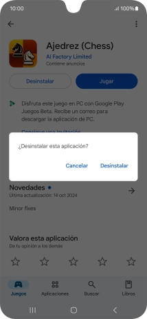 Pulsa Desinstalar. Pulsa Desinstalar.