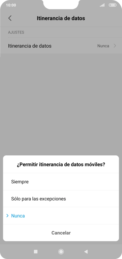 Pulsa el ajuste deseado para activar o desactivar la función. Pulsa el ajuste deseado para activar o desactivar la función.