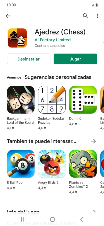 Pulsa la tecla de inicio para terminar y regresar a la pantalla de inicio. Pulsa la tecla de inicio para terminar y regresar a la pantalla de inicio.