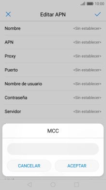 Introduce 214 y pulsa ACEPTAR.