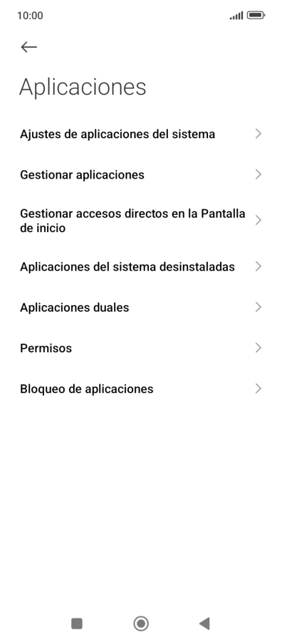Pulsa Gestionar aplicaciones. Pulsa Gestionar aplicaciones.
