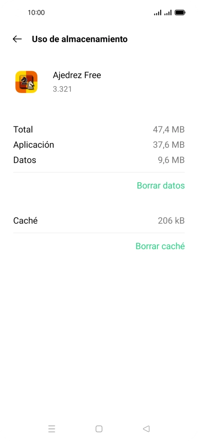 Pulsa Borrar caché. Pulsa Borrar caché.