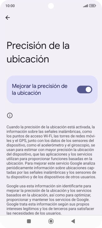 Si pulsas el indicador junto a Si pulsas el indicador junto a