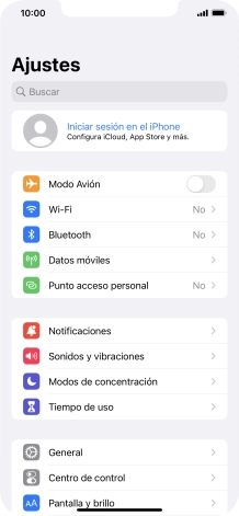 Pulsa Iniciar sesión en el iPhone. Pulsa Iniciar sesión en el iPhone.