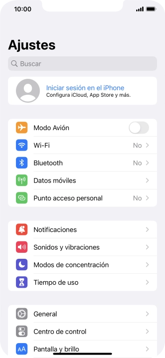 Pulsa Iniciar sesión en el iPhone. Pulsa Iniciar sesión en el iPhone.