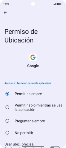 Pulsa el ajuste deseado. Pulsa el ajuste deseado.