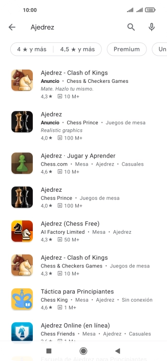 Pulsa la app deseada. Pulsa la app deseada.