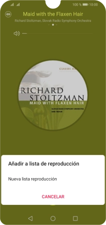 Pulsa Nueva lista reproducción.