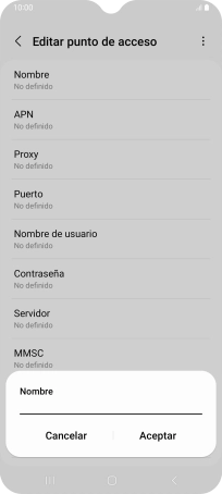 Introduce Vodafone Internet y pulsa Aceptar. Introduce Vodafone Internet y pulsa Aceptar.