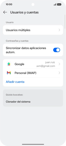 Pulsa el indicador junto a Pulsa el indicador junto a