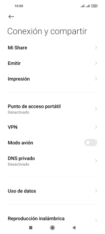 Pulsa Uso de datos. Pulsa Uso de datos.