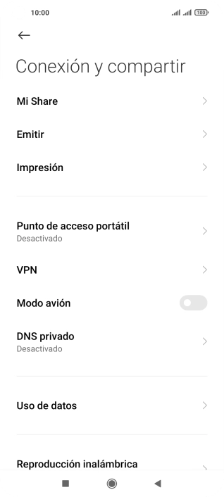 Pulsa Uso de datos. Pulsa Uso de datos.