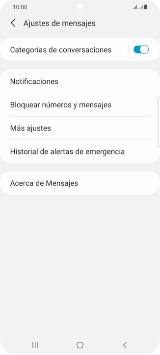 Pulsa Más ajustes. Pulsa Más ajustes.