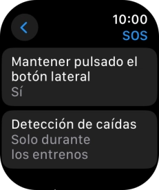 Pulsa Mantener pulsado el botón lateral. Pulsa Mantener pulsado el botón lateral.