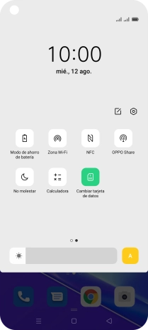 Pulsa Modo de ahorro de batería para activar la función. Pulsa Modo de ahorro de batería para activar la función.