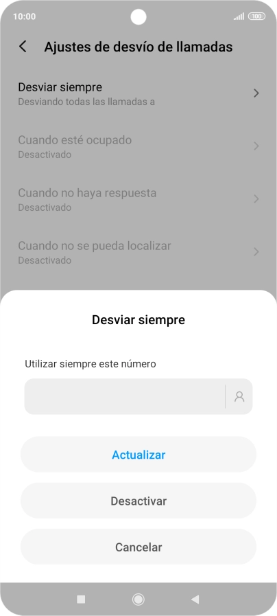 Pulsa Desactivar. Pulsa Desactivar.