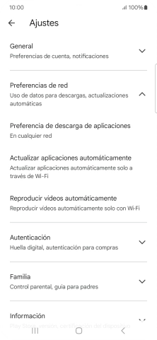 Pulsa Actualizar aplicaciones automáticamente. Pulsa Actualizar aplicaciones automáticamente.