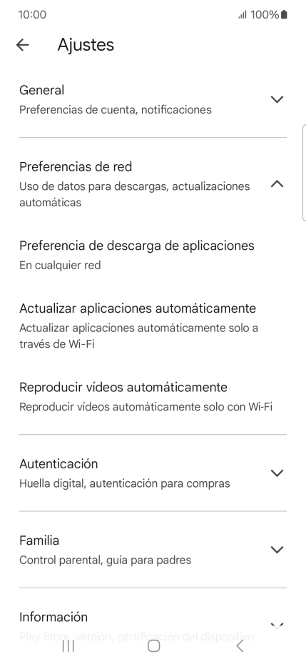 Pulsa Actualizar aplicaciones automáticamente. Pulsa Actualizar aplicaciones automáticamente.