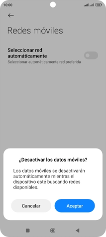Pulsa Aceptar y espera mientras el teléfono está buscando redes. Pulsa Aceptar y espera mientras el teléfono está buscando redes.