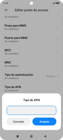 Introduce default y pulsa Aceptar. Introduce default y pulsa Aceptar.