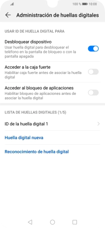 Pulsa el indicador junto al ajuste deseado para activarlo o desactivarlo. Pulsa el indicador junto al ajuste deseado para activarlo o desactivarlo.