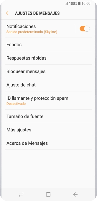 Pulsa Más ajustes. Pulsa Más ajustes.