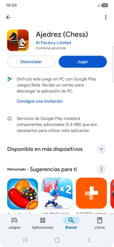 Pulsa la tecla de inicio para terminar y regresar a la pantalla de inicio.
