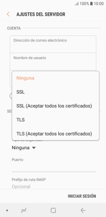 Pulsa Ninguna para desactivar la función. Pulsa Ninguna para desactivar la función.