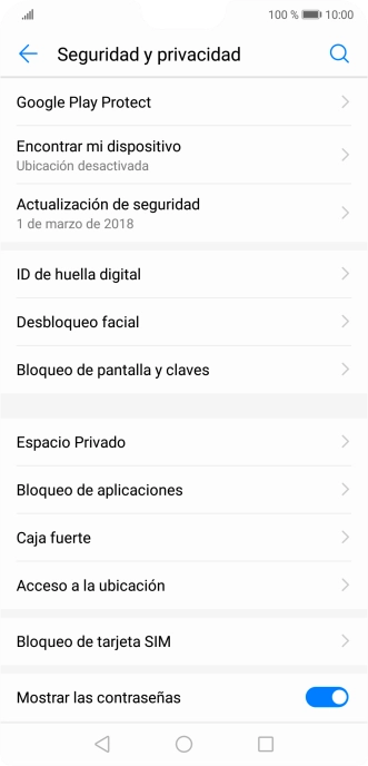 Pulsa Bloqueo de tarjeta SIM. Pulsa Bloqueo de tarjeta SIM.