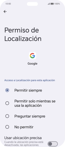 Pulsa el ajuste deseado. Pulsa el ajuste deseado.