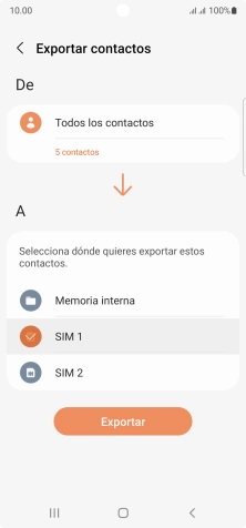 Pulsa Exportar. Pulsa Exportar.